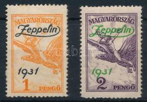 1931 Zeppelin sor (nagy részén betapadás) (14.000)