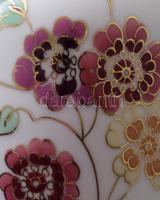 Zsolnay pillangó mintás váza. Kézzel festett, jelzett, hibátlan 16 cm