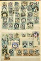 Okmánybélyeg gyűjtemény 8 lapos A4-es berakóban