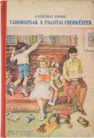 Gyökössy Endre: Táboroznak a plaotai cserkészek. Regény. Mühlbeck Károly rajzaival. Bp., én.,Singer és Wolfner. 3. kiadás. Kiadói félvászon-kötés, kopott borítóval.