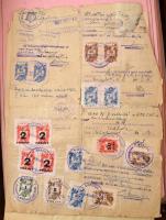 Több száz db marhalevél mappákban, dobozban