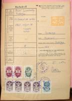 Több száz db marhalevél mappákban, dobozban