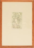 Kolozsvári Grandpierre Miklós (1950-): Álmosító illat. Rézkarc, papír. Jelzett, számozott (88/100). ...