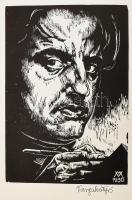 1989 Varga Mátyás (1910-2002) grafikái, portrék, városképek (Szeged, Kolozsvár stb.). 16 db reproduk...