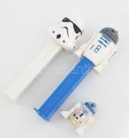 2 db Star Wars Pez cukor tartó + lego r2d2