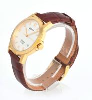 Doxa férfi öltönyóra. Kvarc szerkezettel, dátum funkcióval Zadír üveggel. Dobozáéban, bőr szíjjal. d...