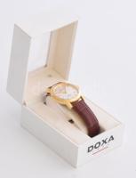 Doxa férfi öltönyóra. Kvarc szerkezettel, dátum funkcióval Zadír üveggel. Dobozáéban, bőr szíjjal. d...