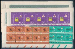 1961 Egészségügy sor ívsarki 10-es tömbökben (4.000)