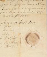 1598 Az Ugocsa megyei (ma Szatmár megyei) Tivadar községben lakó nemesek testimoniális levele a Nagy...