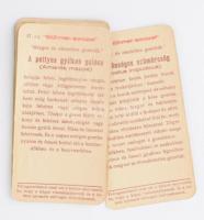 Stühmer-sorozat: "Mérges és ehetetlen gombák" (12xklf) dombornyomott, lithográf kivitelű g...