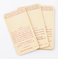 Stühmer-sorozat: "Az útszélen" (12xklf) dombornyomott, lithográf kivitelű gyűjtőkártya. A ...