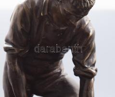 Isidore Bonheur (francia, 1927-1901) szobrász, Hippolyte Peyrol (1832-1921) öntőmester: Disznót etet...