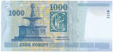 2007. 1000Ft "DC 3153119" T:UNC, lekopott (ezért zöldszínű) fémszállal
Krause P#195