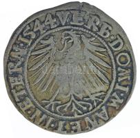 Német államok / Porosz Hercegség 1544. 1gr Ag "Brandenburgi Albert" (2,49g) T:XF,VF German...