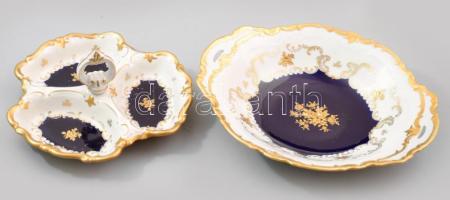 Reichenbach 2 darab kínáló, jelzett, h: 19-24 cm