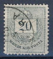 1881 20kr 13 : 11 1/2 fogazás (7.500)