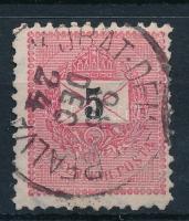 1898 5kr enyhén képbe fogazva, 11 1/2 fogazással (10.000)