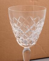 Bohemia ólomkristály borospohár készlet, eredeti dobozában, hibátlan, h: 15,5 cm