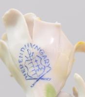 Herendi rózsa, jelzett, sérüléssel, h: 10,5 cm