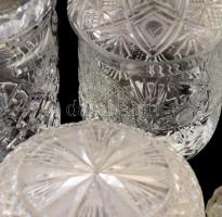 8 darab minőségi ólomkristály tárgy, jó darabokkal