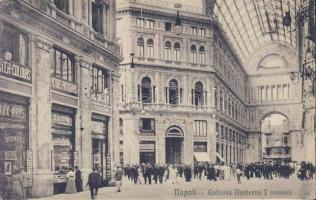 Naples Umberto I Gallery interior with art shop