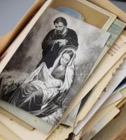 cca 400 darab vegyes szentkép, klf méretben és állapotban, jó darabokkal