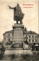 1907 Marosvásárhely, Targu Mures; Kossuth szobor, Takarékpénztár, Biztosító intézet. P. S. S. kiadása / statue, savings bank, insurance company (fa)