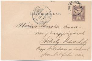 1901 Zsögödfürdő, Jigodin Bai; vasútállomás. Szvoboda József kiadása / railway station (vágott / cut...