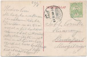 1912 Gyalár, Ghelari; Vasbánya Lukács szintje, bányavasút, iparvasút / iron mine, industrial railway...