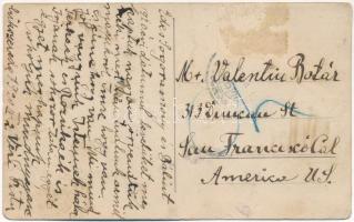 1920 Csíkszereda, Mercurea Ciuc; Cseh István mészáros és hentes üzlete / butcher's shop. photo ...