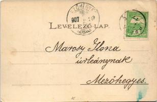 1907 Rozsnyó, Roznava; Csucsomi utca. Fuchs Adolf kiadása / street view (EB)