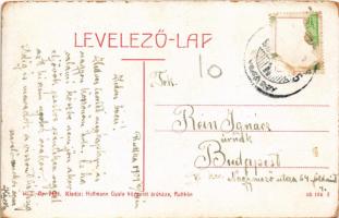 1909 Ruttka, Vrútky; Pályaudvar, vasútállomás, gőzmozdony, vonat. W.L. Bp. 2436. Hoffmann Gyula kiad...