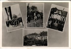 1938 Érsekújvár, Nové Zámky; bevonulás, vitéz Nagybányai Horthy Miklós kormányzó / entry of the Hungarian troops, Regent Horthy (fa)