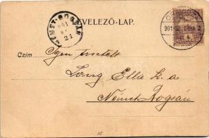 1901 Oravica, Oravita; Téli tájkép Bányavölgyről. Gross Gyula kiadása / winter (EK)