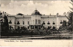 1909 Pusztahatár, Puszta-Határ, Pusty Chotar (Bélád, Beladice); Jeszenszky kastély / castle (fl)