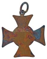 Osztrák-Magyar Monarchia ~1915-1918. részben zománcozott réz patrióta jelvény a német, a török, az o...