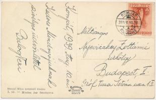 1939 Komját, Komjatice; Gróf Nemes László kastélya. Menczel Miksa kiadása / castle (EB)