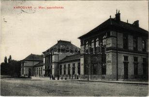 1915 Kaposvár, MÁV vasútállomás (EK)