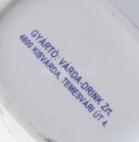 Hollóházi Várda ó-barack pálinkás butella, porcelán, hibátlan, m: 25 cm