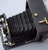 Linhof: Linhof Präzisionskamera cca 1910 4 db cserélhető objektívvel: Carl Zeiss Tessar 6,3, f. 15 c...