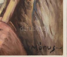 Mónus Sándor (1909-1996): Arató. Olaj, vászon, jelzett, szövetborítású fakeretben. 44,5x32,5 cm