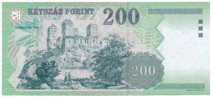 2005. 200Ft "FD 2056541" T:AU, sarokhajlás
Adamo F53E