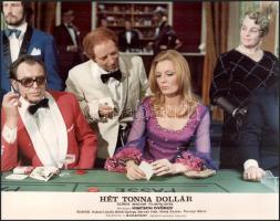 cca 1989 előtt készült, ,,Hét tonna dollár" című magyar film jelenetei és szereplői, 15 db vint...