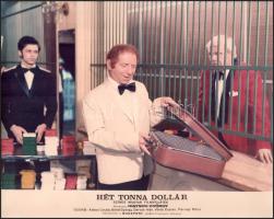 cca 1989 előtt készült, ,,Hét tonna dollár" című magyar film jelenetei és szereplői, 15 db vint...