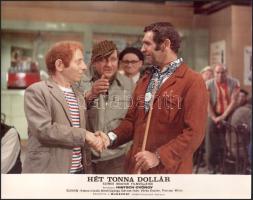 cca 1989 előtt készült, ,,Hét tonna dollár" című magyar film jelenetei és szereplői, 15 db vint...