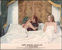 cca 1989 előtt készült, ,,Hét tonna dollár" című magyar film jelenetei és szereplői, 15 db vint...