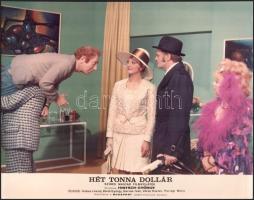 cca 1989 előtt készült, ,,Hét tonna dollár" című magyar film jelenetei és szereplői, 15 db vint...