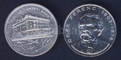 1992-94. 200Ft Ag "MNB" + "Deák" T:BU,2