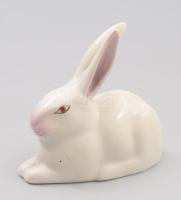 Drasche kézzel festett porcelán nyúl hibátlan, jelzett, 8x8 cm
