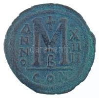 Bizánci Birodalom / Konstantinápoly / Iustinianus 540-541. AE Follis bronz (21,08g) T:VF
Byzantian ...